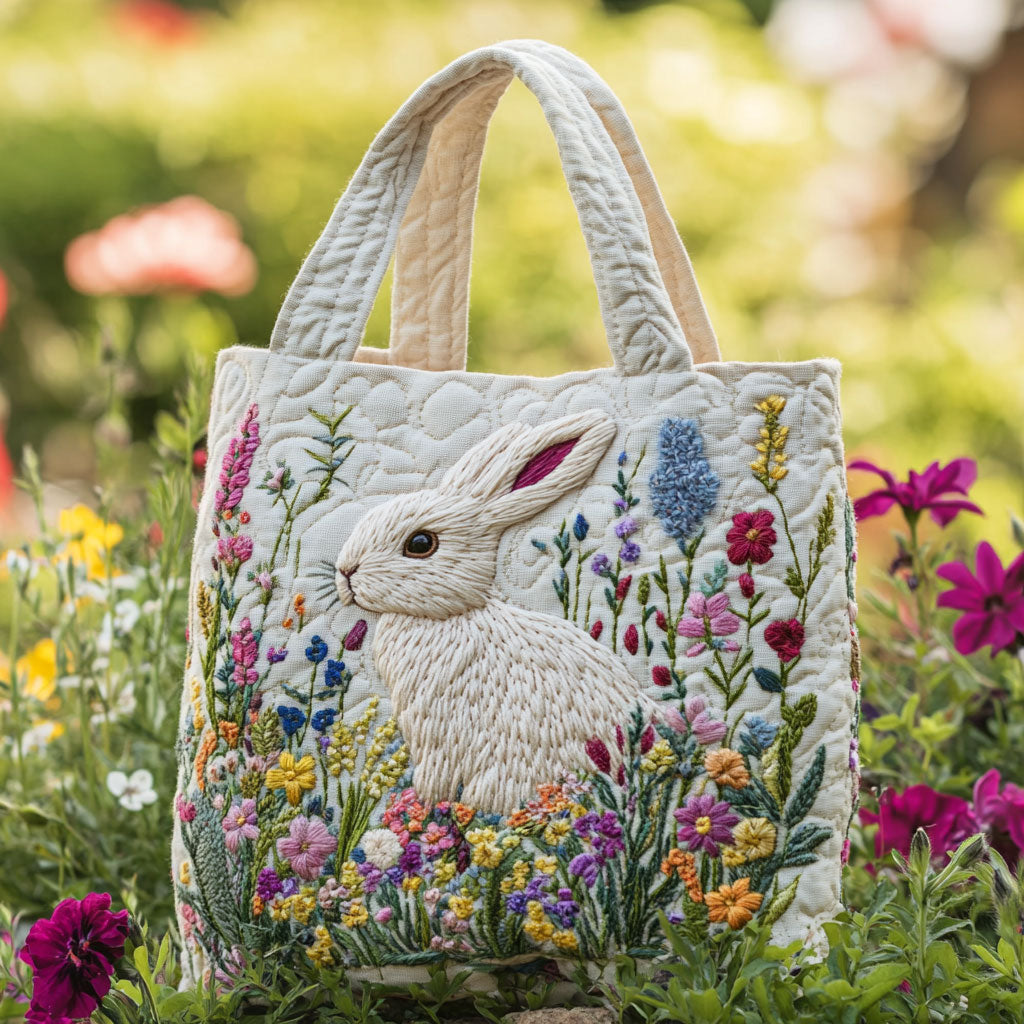 Häschengarten — gesteppter Shopper