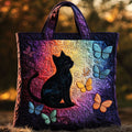 Sanftmütige Katze — gesteppter Shopper