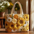 Sonniger Garten — gesteppter Shopper