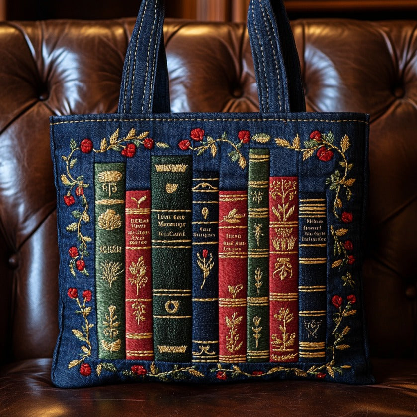 Bücherliebhaber — gesteppter Shopper