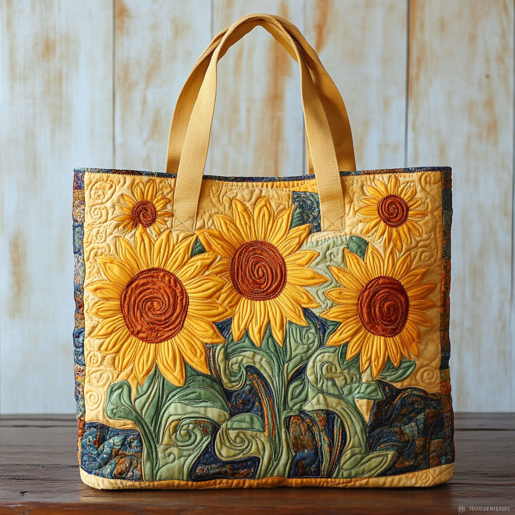 Sonniges Feld — Gesteppter Shopper