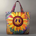 Böhmische Sonnenblume — gesteppter Shopper