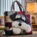 Schnauzer — handwerklich gesteppte Tasche