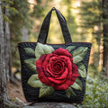 Elegante Rose — Gesteppter Shopper