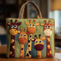 Giraffe — Handwerklich gesteppte Tasche