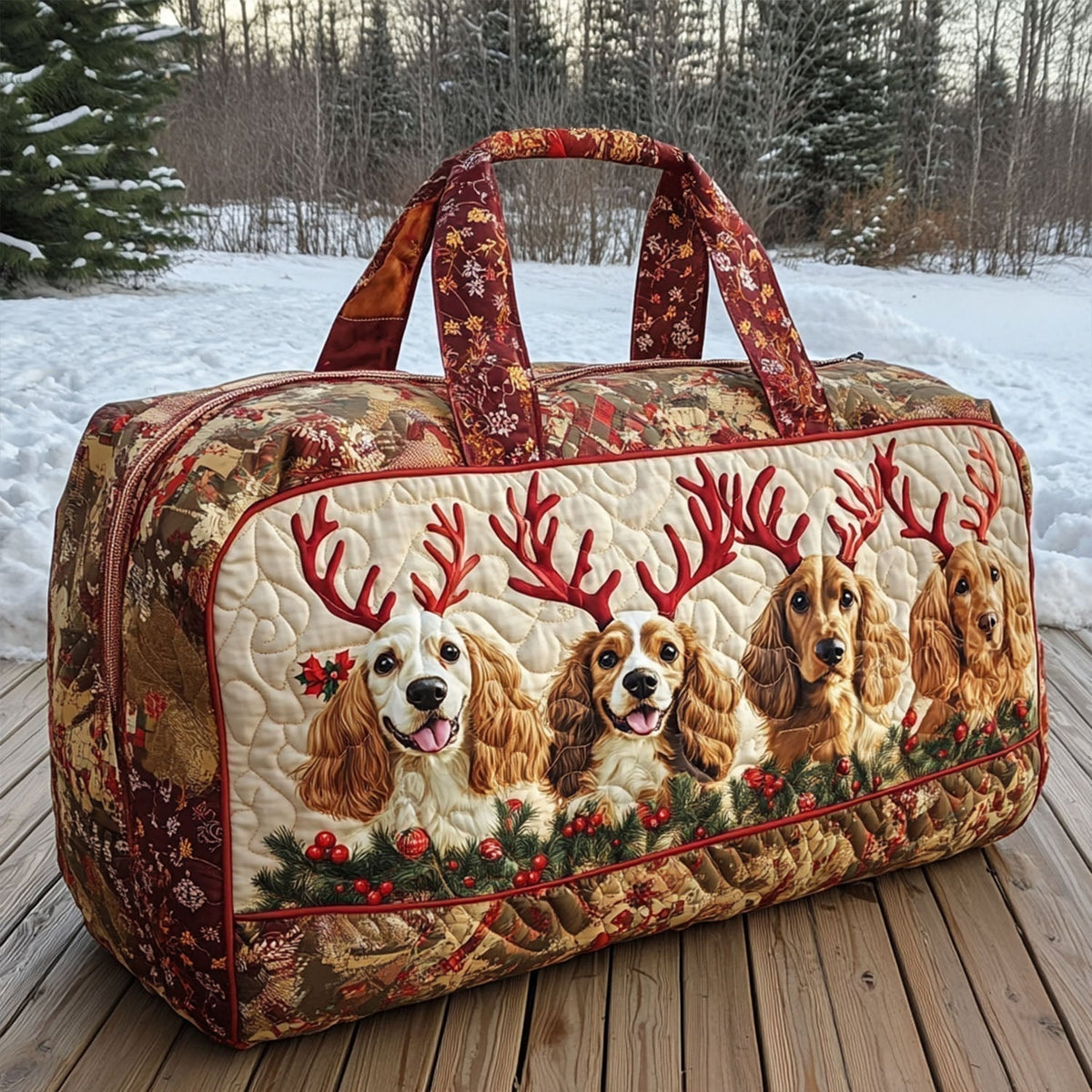 Geliebter Spaniel — gesteppter Weekender