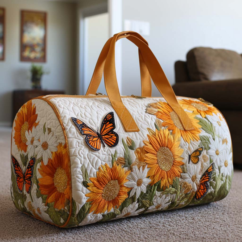 Helle Felder — gesteppter Weekender