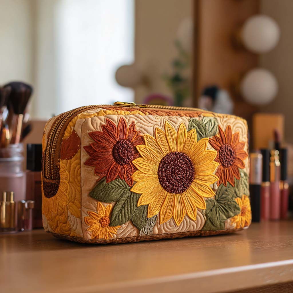 Fröhlicher Charme — gesteppte Kosmetiktasche