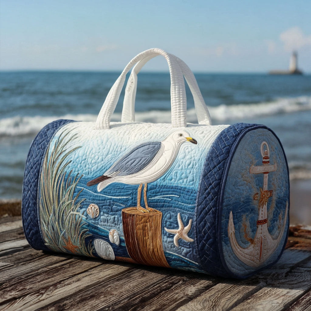 Möwe an der Küste — gesteppter Weekender