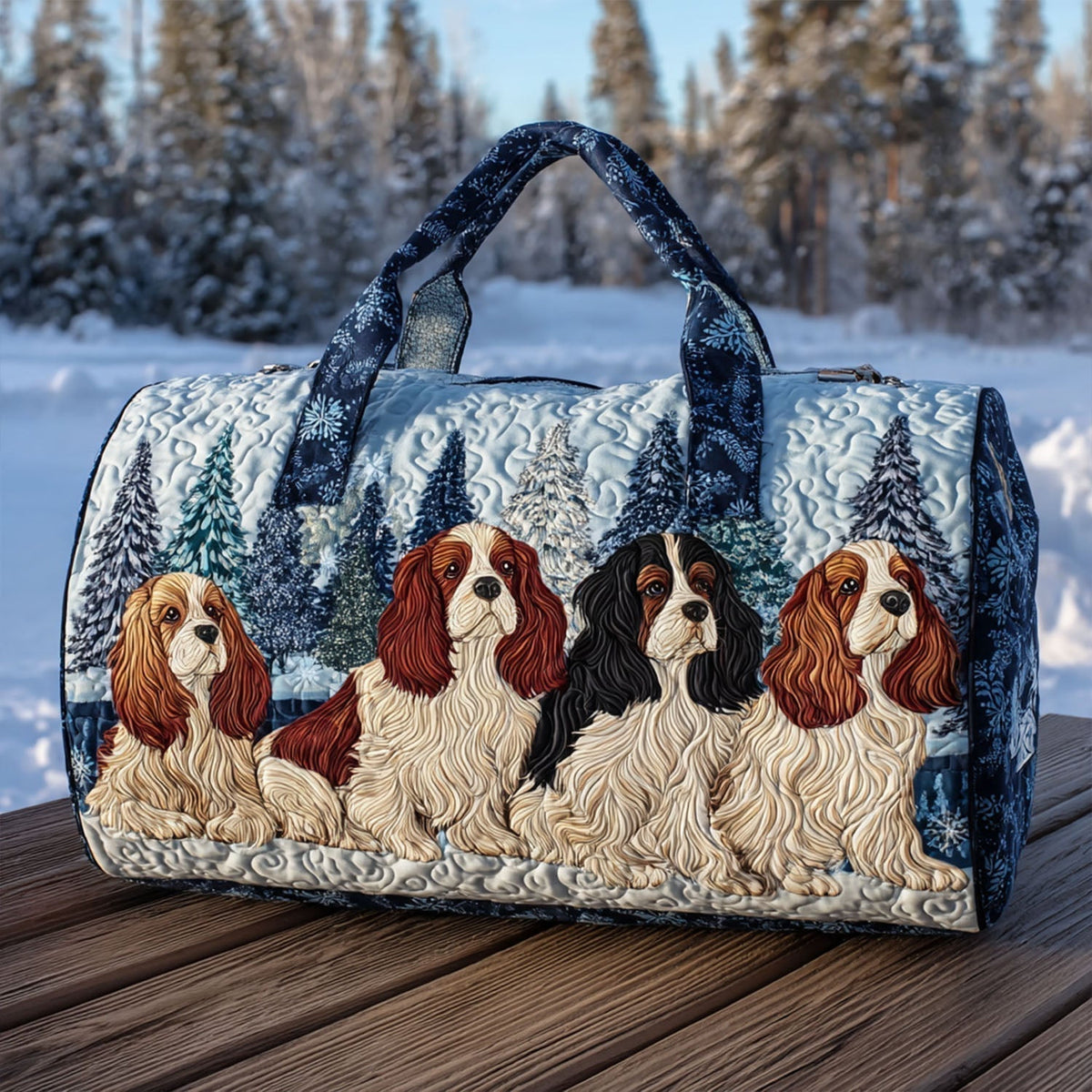 Schmuse-Spaniel — gesteppter Weekender
