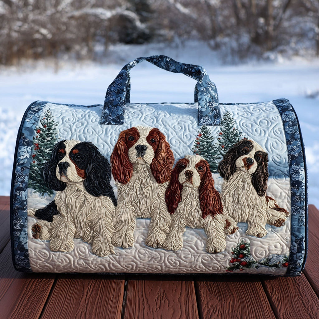 Flauschiger Spaniel — gesteppter Weekender