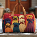 Kichernder Mops — gesteppter Weekender
