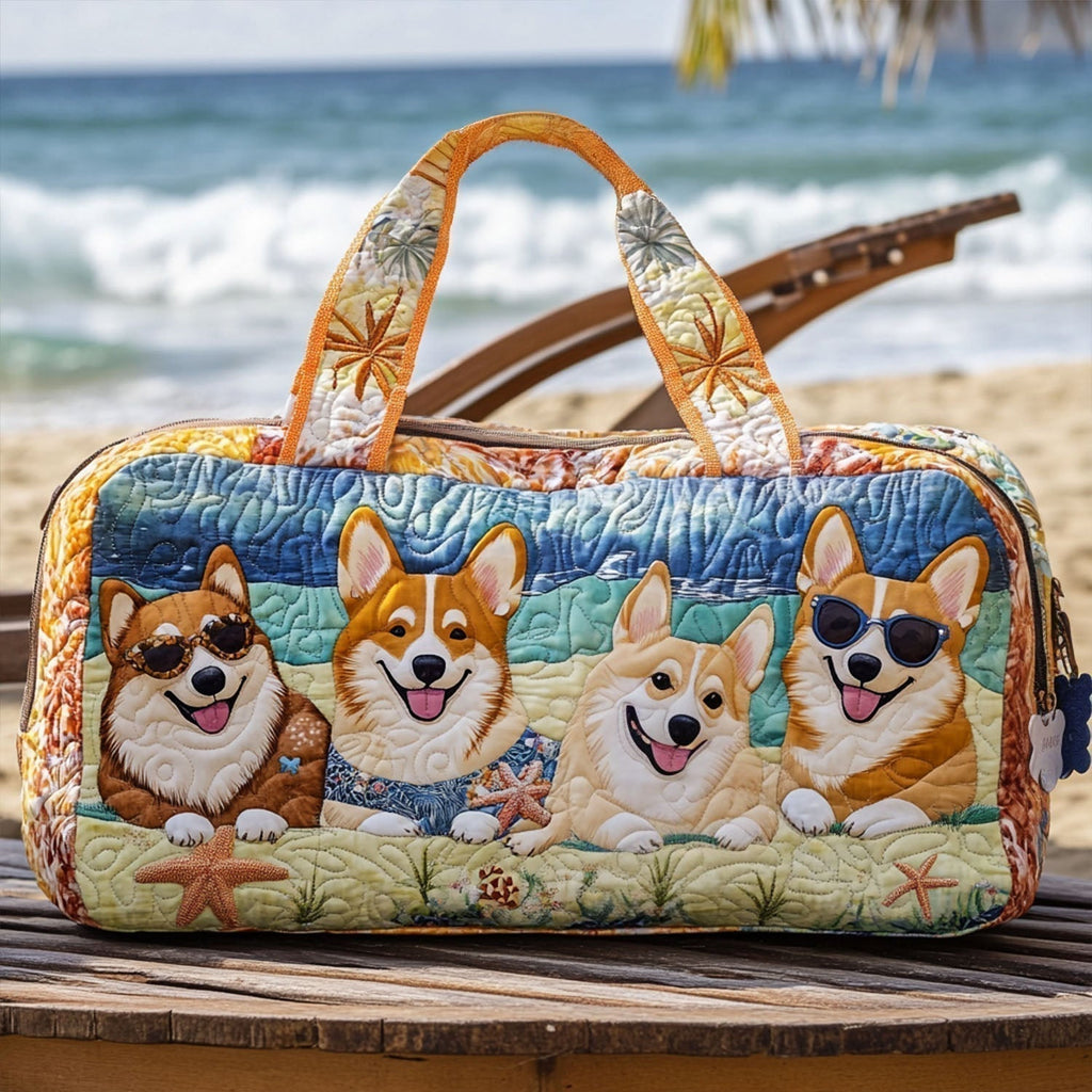 Fröhlicher Schäferhund — gesteppter Weekender