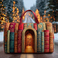 Verborgene Bibliothek — gesteppter Weekender