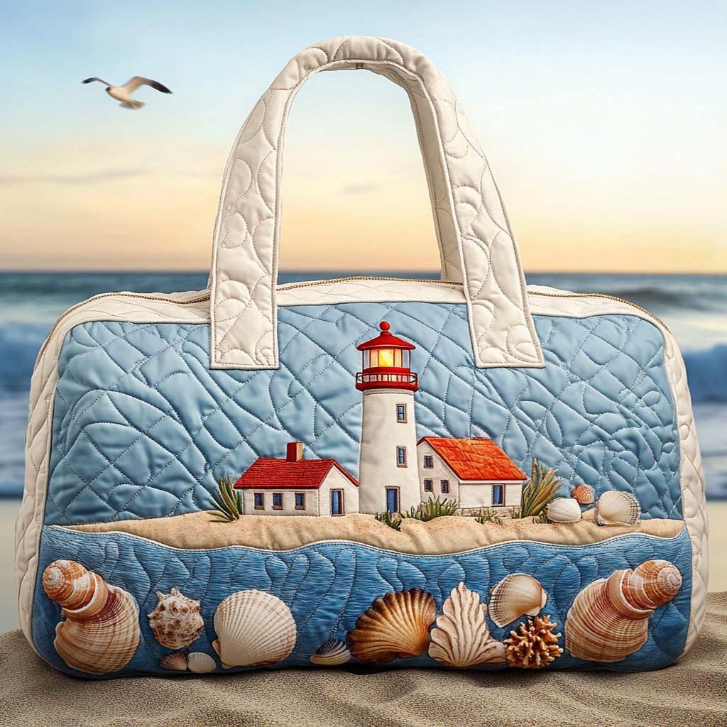 Leuchten am Meer — gesteppter Weekender