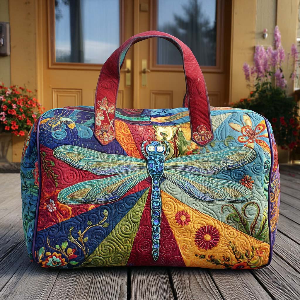 Verspielte Flügel — gesteppter Weekender