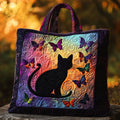 Katze mit ruhigem Herzen — gesteppter Shopper