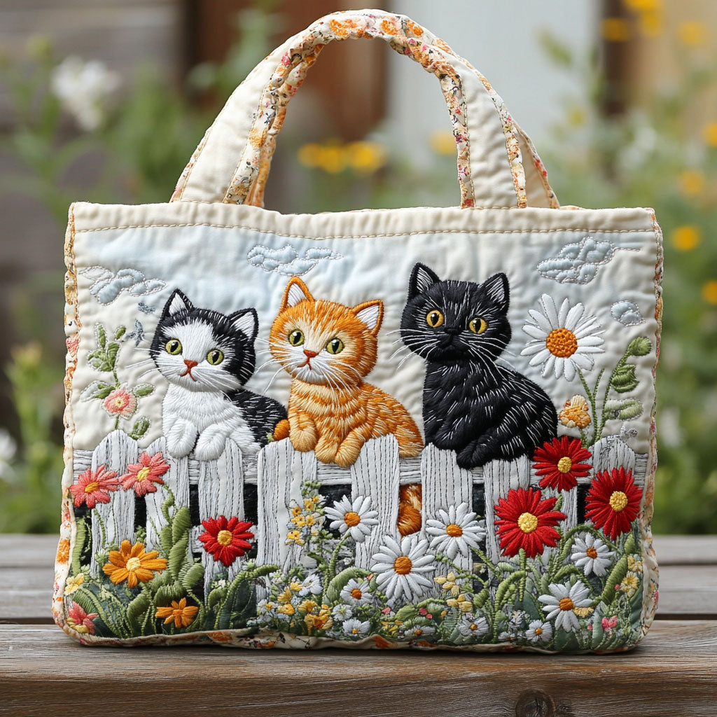 Träumende Kätzchen — Gesteppter Shopper