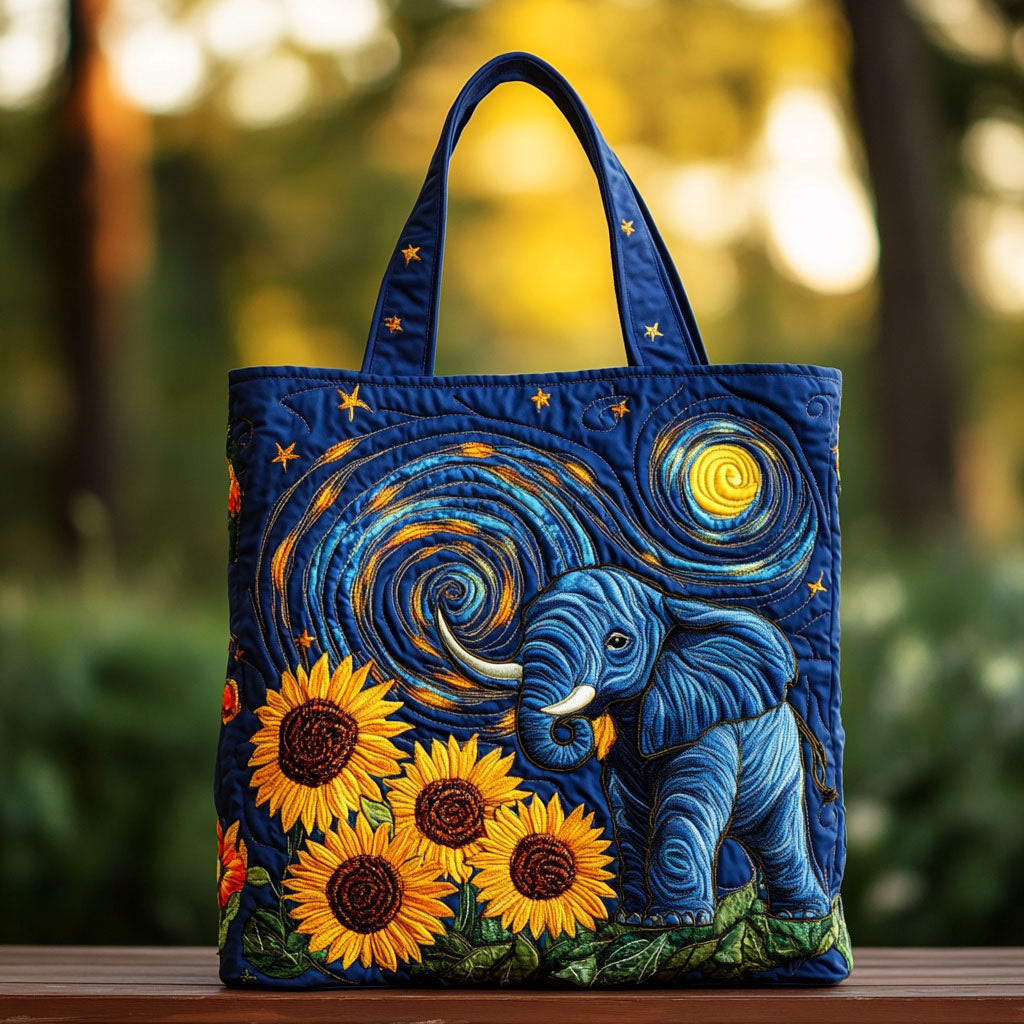 Elefantentraum — Gesteppter Shopper